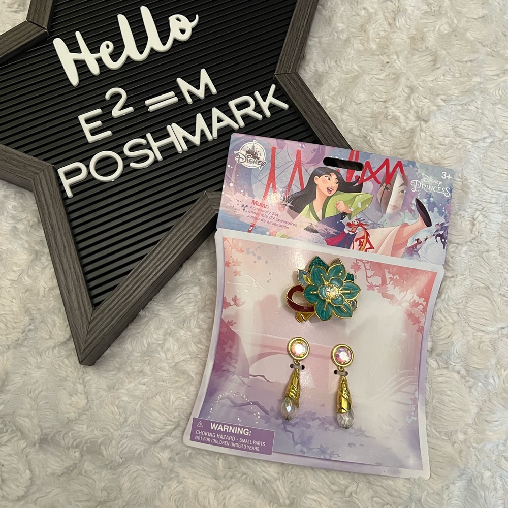 Disney Milan Accessory Set, hair clip and earrings